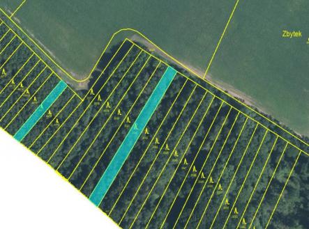 Prodej pozemku, les, 1 885 m²