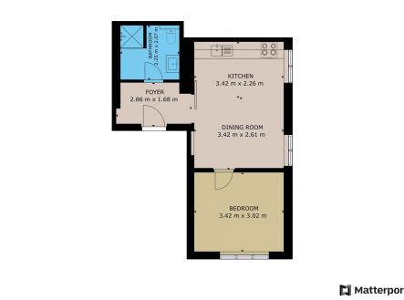 Pronájem bytu, 2+kk, 37 m²