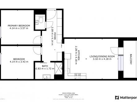 Pronájem bytu, 3+kk, 70 m²