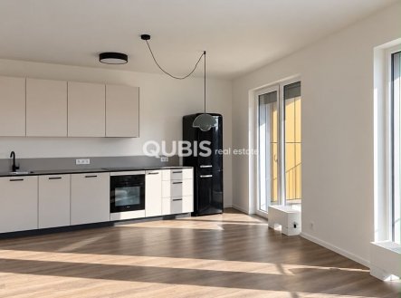 Výjimečný nezařízený byt 2+kk s terasou 76,6 m² a balkonem v novostavbě