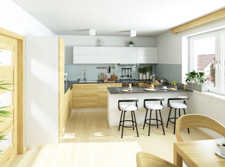 Novostavba mezonetového bytu 5+kk, 138 m2 + park. stání, Nové Strašecí