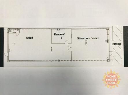 Pronájem - obchodní prostor, 205 m²