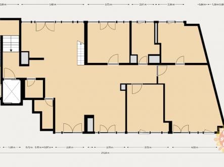 Pronájem bytu, 4+kk, 168 m²