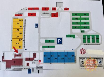 Pronájem - skladovací prostor, 272 m²