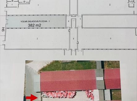 Pronájem skladovací prostor, 382 m²