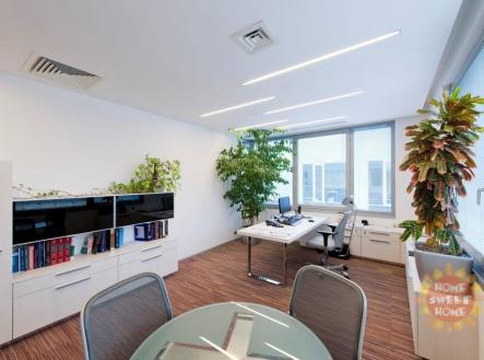 Pronájem kanceláře, 281 m²