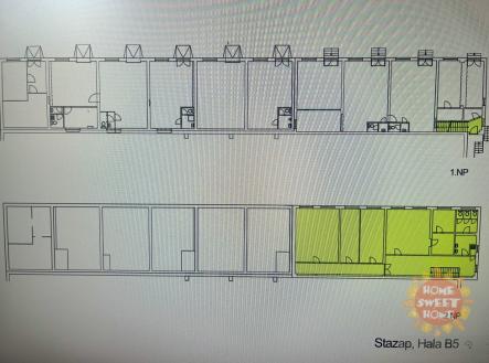 Pronájem kanceláře, 206 m²