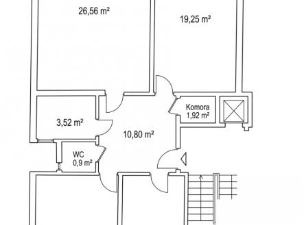 Pronájem bytu, 4+kk, 96 m²