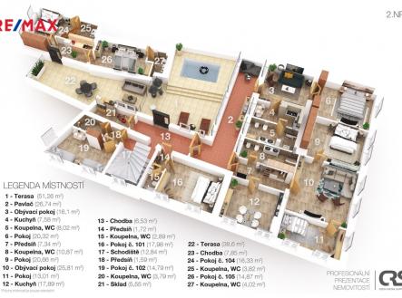 Prodej - hotel, 961 m²