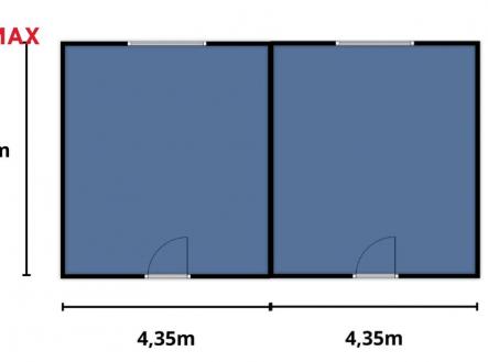 Pronájem - kanceláře, 64 m²