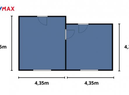 Pronájem - kanceláře, 41 m²