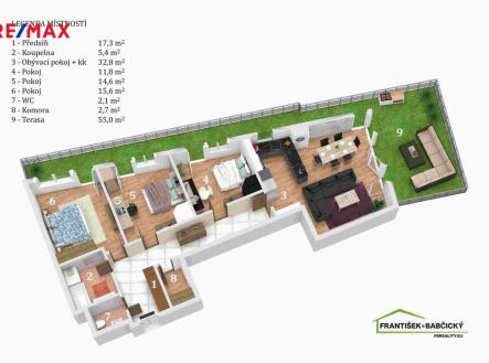 Prodej bytu, 4+kk, 109 m²