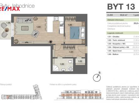 Prodej bytu, 2+kk, 53 m²