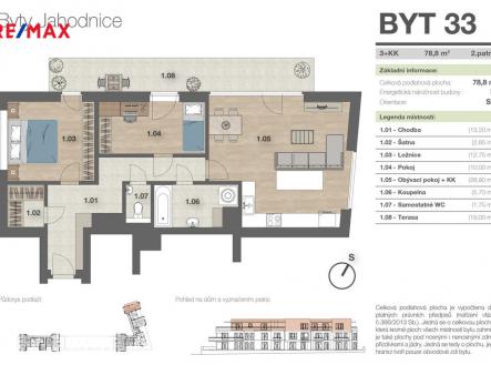 Prodej bytu, 3+kk, 79 m²