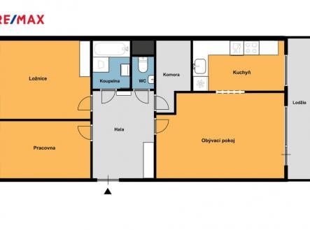 Pronájem bytu, 3+1, 72 m²