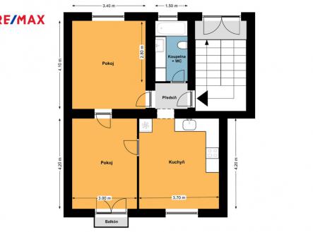 Prodej bytu, 3+kk, 51 m²