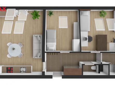 Prodej bytu, 3+kk, 69 m²