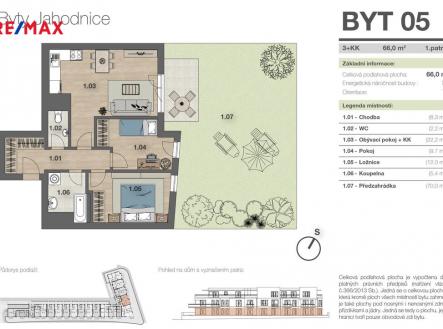 Prodej bytu, 3+kk, 66 m² obrázek