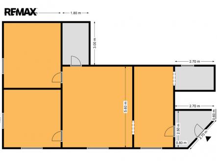 Pronájem kanceláře, 95 m²