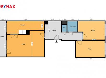 Prodej bytu, 3+1, 71 m²