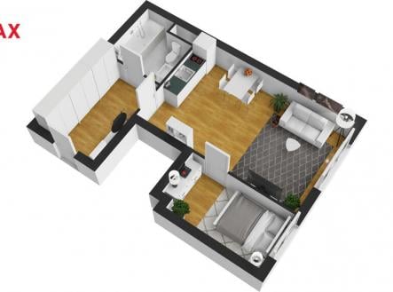 Prodej bytu, 2+kk, 48 m²