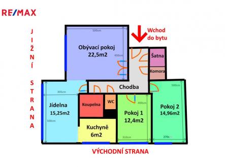 Prodej bytu, 4+1, 89 m²