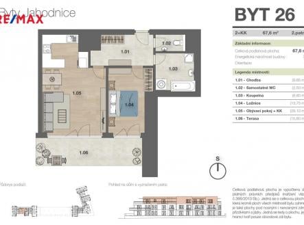 Prodej bytu, 2+kk, 67 m²