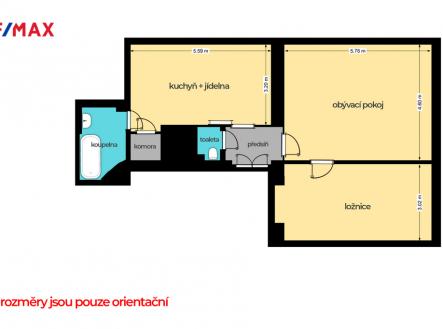 Prodej bytu, 3+kk, 71 m²