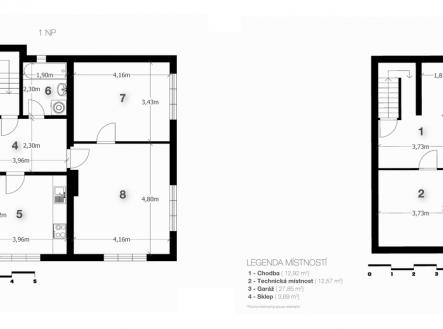 Prodej domu/vily, 181 m²