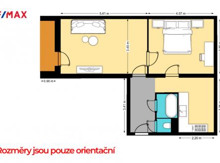 Prodej bytu, 2+1, 53 m²