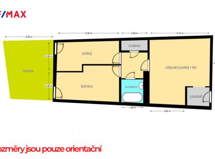Prodej bytu, 3+kk, 65 m²
