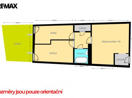 Prodej bytu, 3+kk, 65 m²
