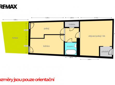 Prodej bytu, 3+kk, 65 m²