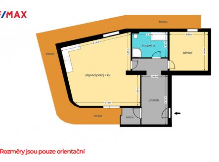 Prodej bytu, 2+kk, 79 m²