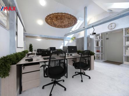 Pronájem kanceláře, 69 m²