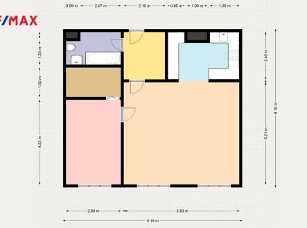 Prodej bytu, 2+kk, 65 m²