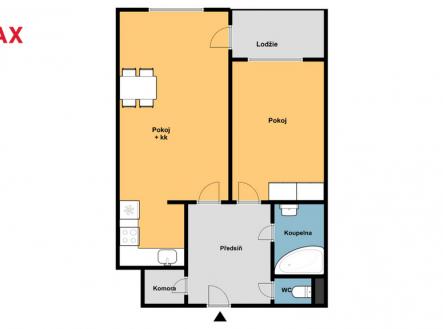 Pronájem bytu, 2+kk, 50 m²