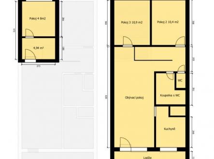 Prodej bytu, 4+1, 87 m²