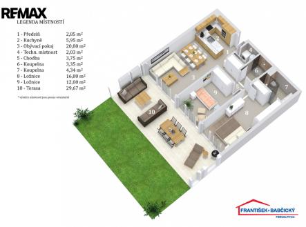 Prodej bytu, 3+kk, 72 m²