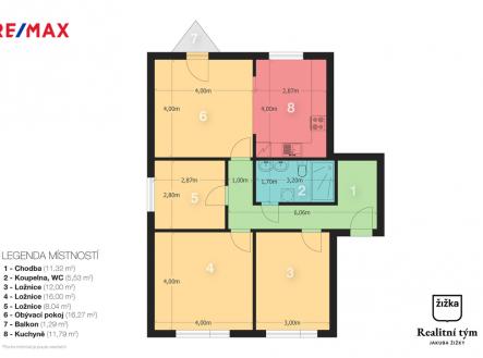 Prodej bytu, 4+1, 79 m²