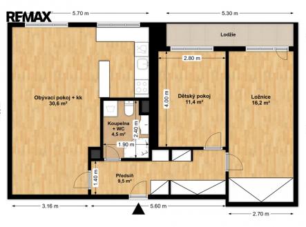 Prodej bytu, 3+kk, 82 m²