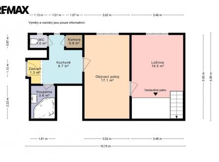 Prodej bytu, 2+kk, 51 m²