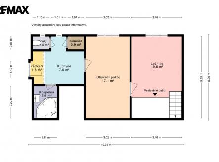 Prodej bytu, 2+kk, 51 m²