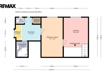 Prodej bytu, 2+kk, 51 m²