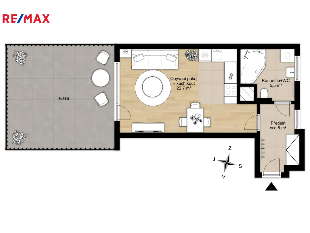 orientační půdorys