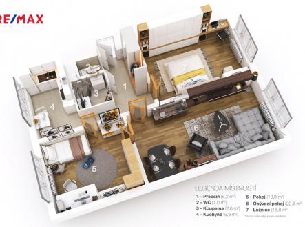 Prodej bytu, 3+1, 77 m²