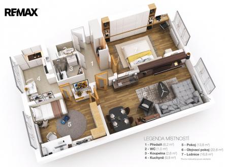 Prodej bytu, 3+1, 77 m²