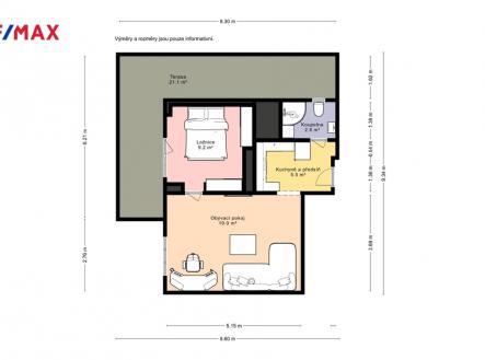 Prodej bytu, 2+kk, 67 m²