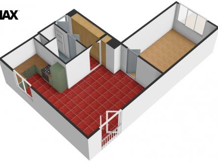 Pronájem bytu, 2+kk, 53 m²