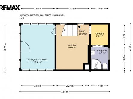 Prodej chaty/rekreačního objektu, 37 m²
